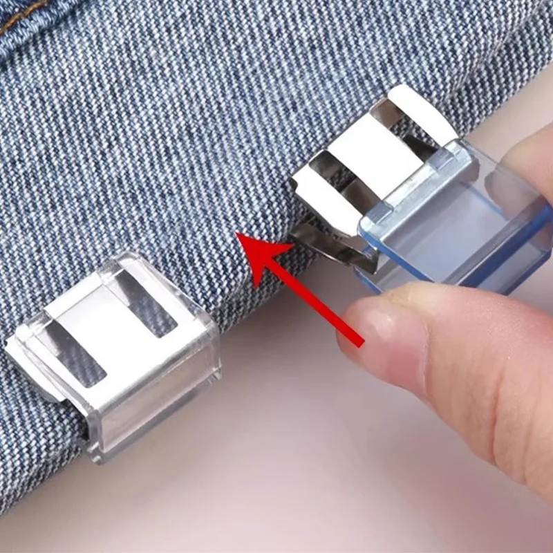 1/20 قطعة السراويل غير مرئية الساق تقصير كليب مكافحة زلة السراويل حافة كليب DIY بها بنفسك الخياطة الحرف الملابس الطويلة لا زلة قبضة اكسسوارات