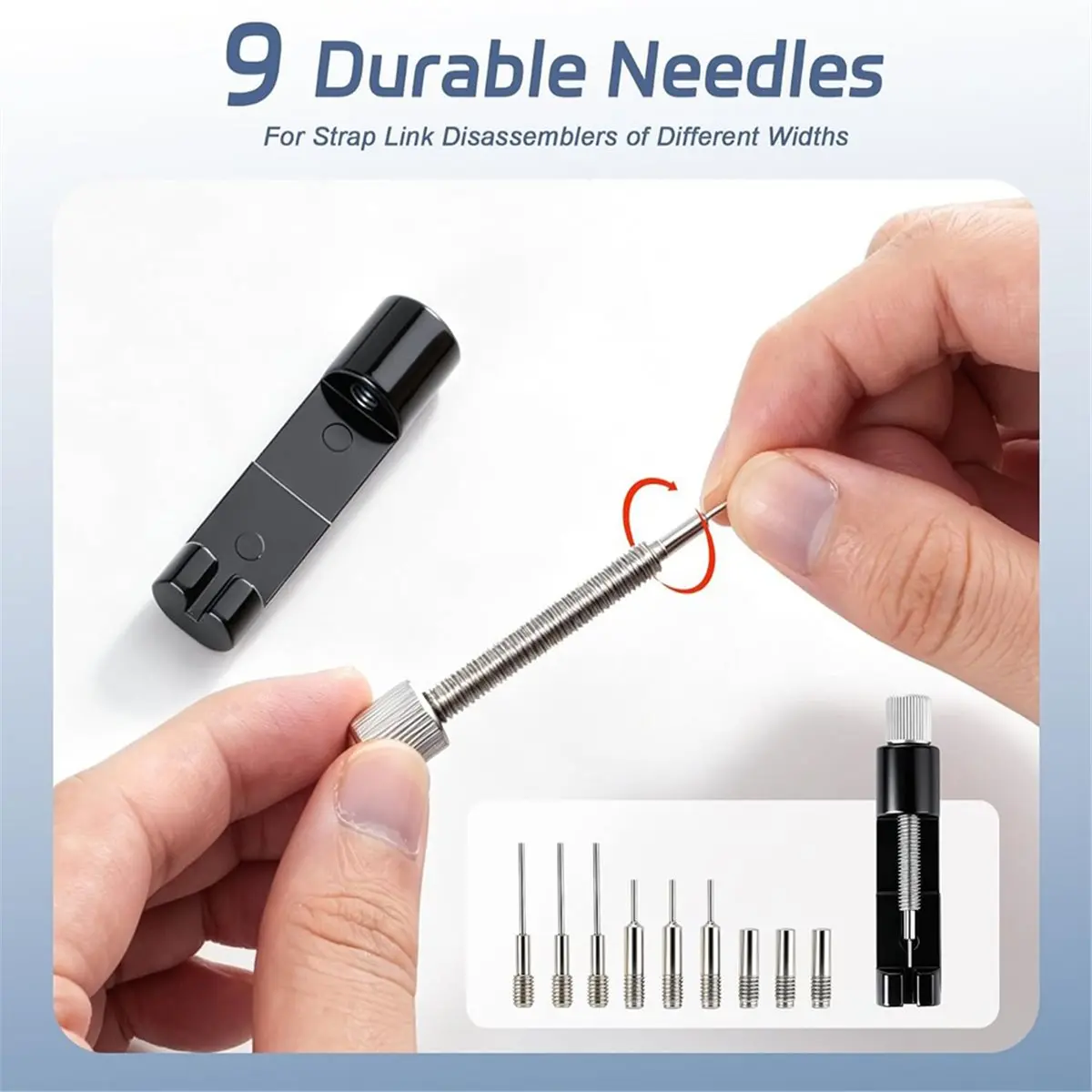 Watch Link Removal Tool, Watch Strap Tool Kit, Watch Bracelet Adjustment and Replacement Tool,Mounting Tools
