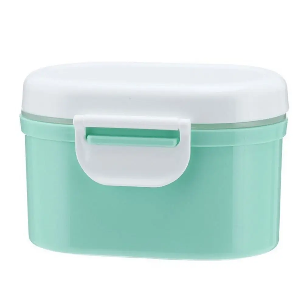 

Portable Infant Milk Powder Box with Scoop Large-Capacity Baby Food Storage Box 400ml/800ml double layer sealed