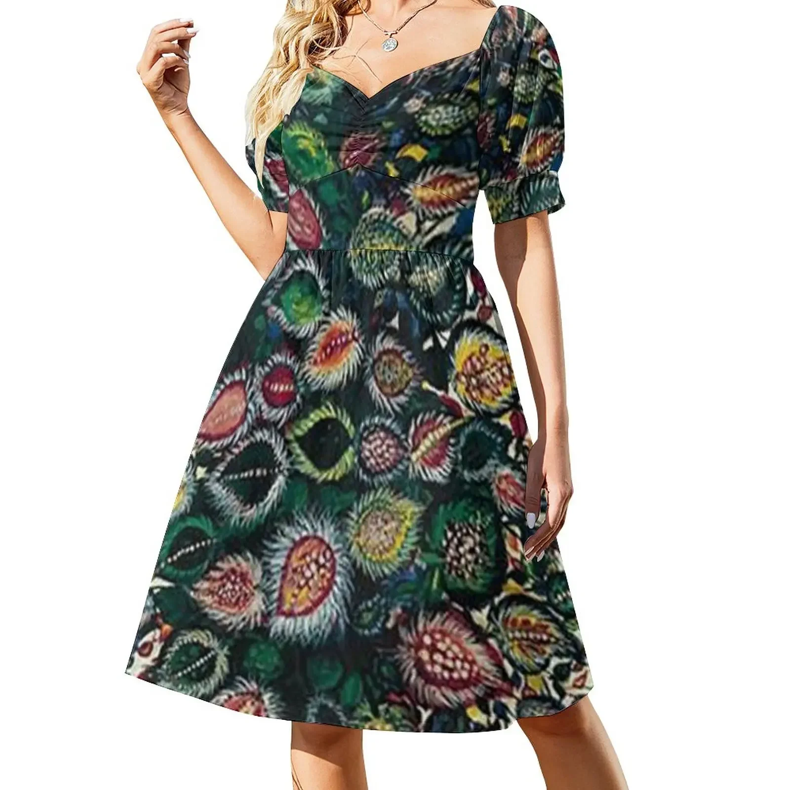 

Feuilles - Seraphine Louis - Favourite Artists Collection Short-Sleeved Dress dresses for women clothes for women