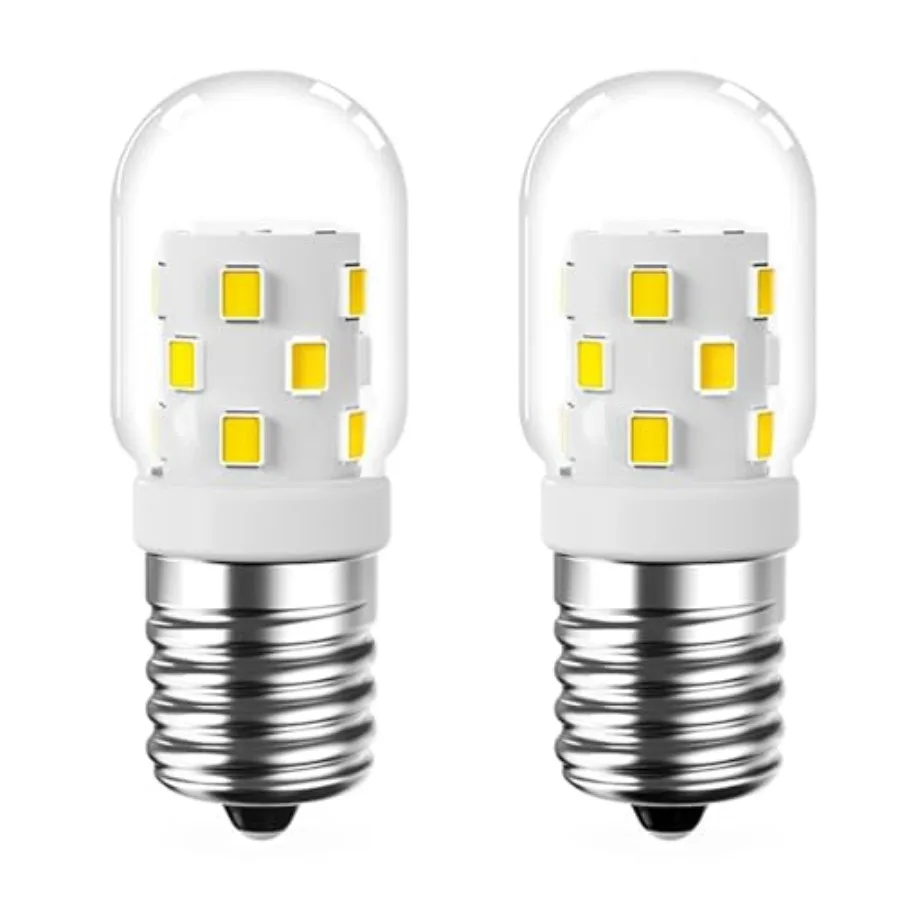 

LED Microwave Light Bulbs, Under Hood Whirlpool Microwave Bulb, Dimmable 3W 40W Equivalent 400LM, 120V, E17 Intermediate Base A
