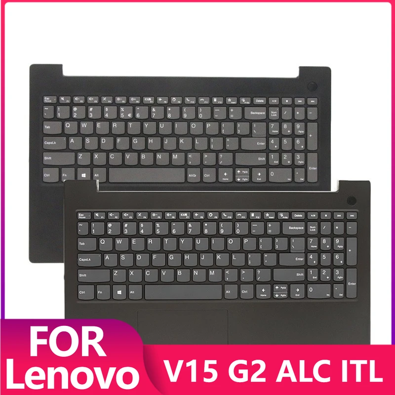 

T для Lenovo V15 G2 ALC ITL, верхняя крышка упора для рук, клавиатура, сенсорная панель, динамик, верхний чехол 5CB1C18859 5CB1B96453