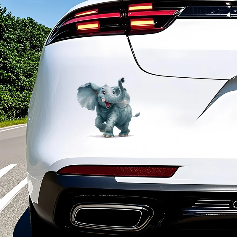 Choisissez parmi une variété de décalcomanies à motifs de voitures de différentes tailles, avec un adorable motif d'éléphant. Ces autocollants sont parfaits.