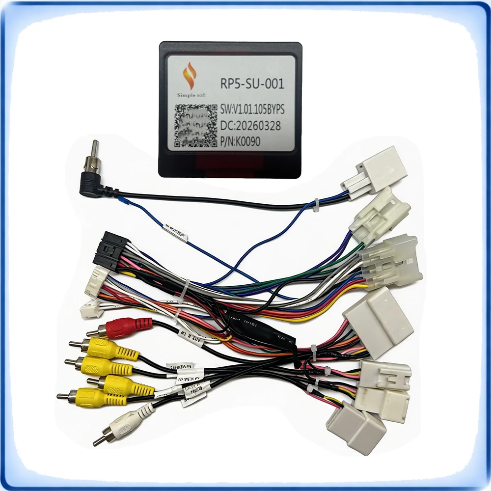 

10Pin to 16Pin Car Radio Wiring Harness with CANBUS Decoder RP5-SU-001 for Subaru Forester SJ XV GP GT 2016