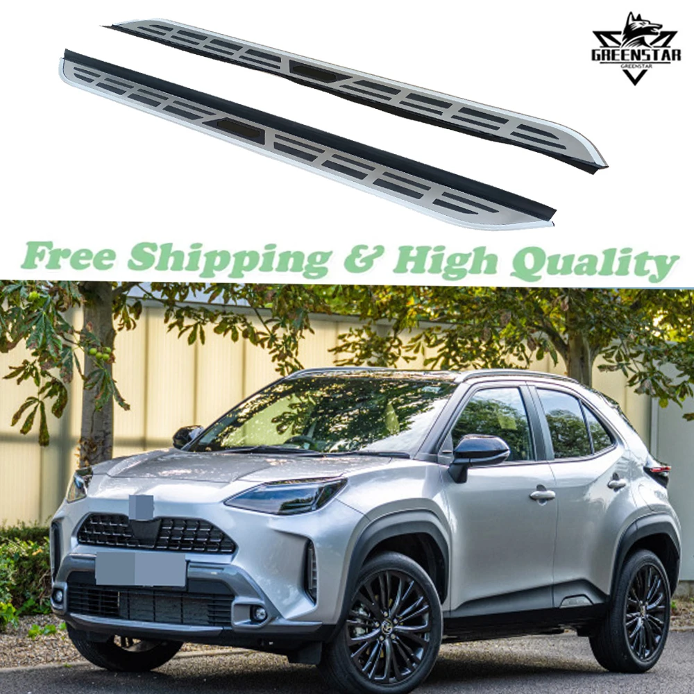 Fixed Running Board Fits For Yaris Cross 2020 2021 2022 2023 Side Step Nerf Bar Stairs