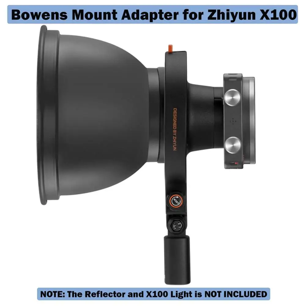 Zhiyun ZY Mount to Bowens Mount Adapter for Zhiyun Molus X100 X100 Combo X100 Pro Pocket COB Light Portable Pocket Lighting