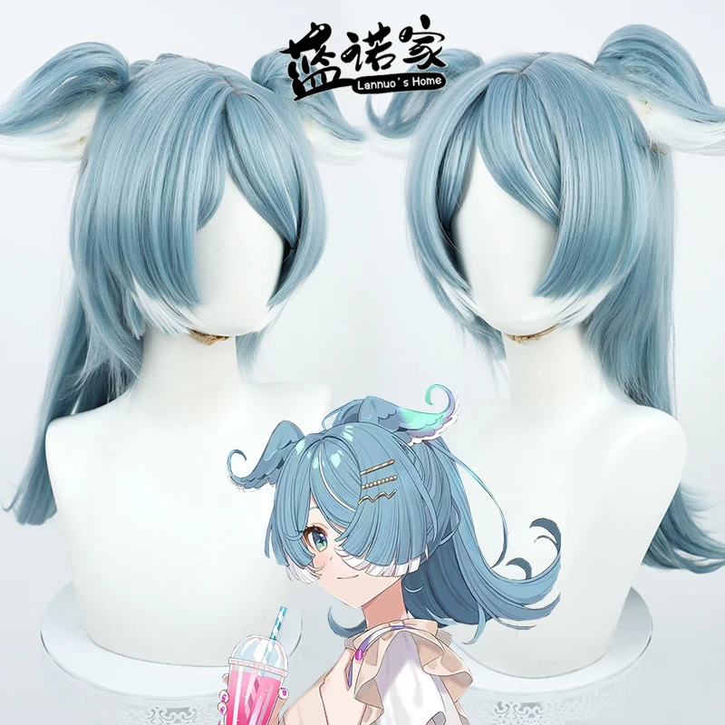 

Virtual YouTube Vtuber Elira Pendora Cosplay Wig Halloween Carnival Party Props Synthetic Hair Heat Resistant Fiber + Wig Cap