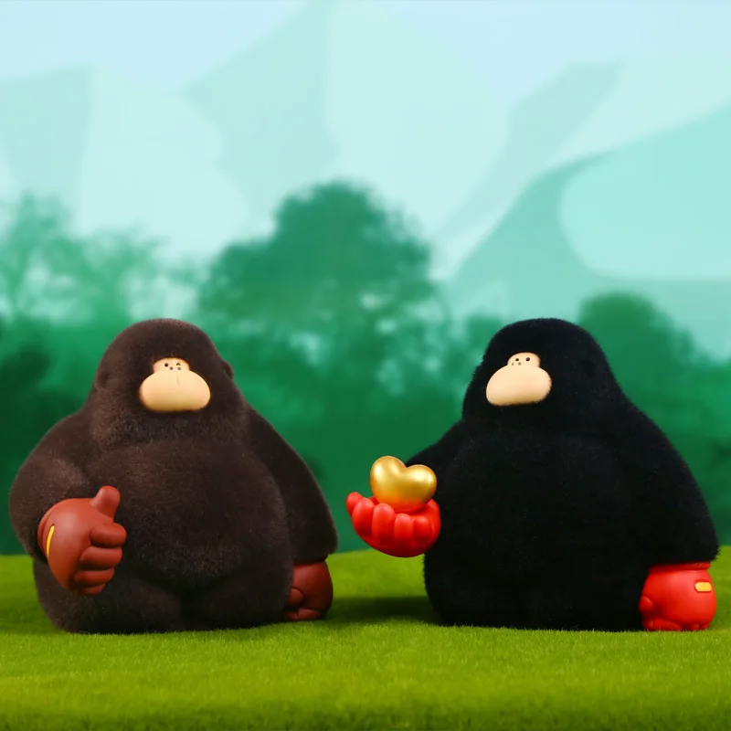 

New Cute Cartoon Gorilla Dolls Home Decoration PVC Money Bank Figurines Wholesale Price Collectible Toys & Hobbies