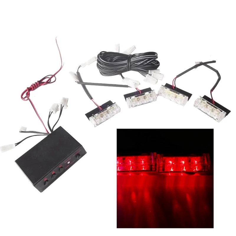 One Drag Four Strobe Lights Strobe Lights Signal Lights Car LED Lights General Car Supplies