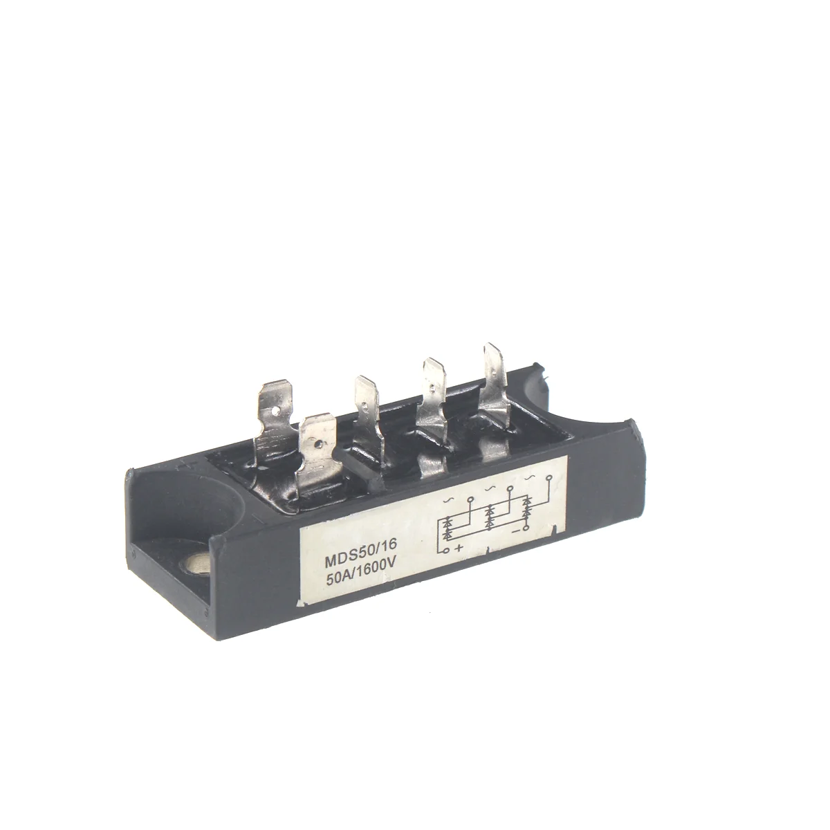 Mds50a 100a 150a 200a 300a MDS100A-16 Driefasige Gelijkrichtermodule 30a 40a 50a 75a Ac/Dc 100a 1600V Diode Bruggelijkrichter