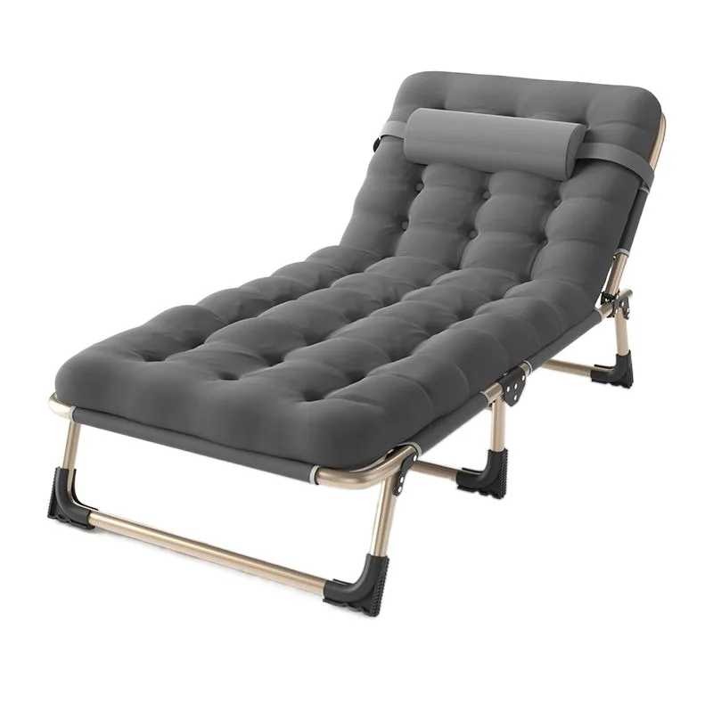 

Durable Multifunctional Folding Bed Adjustable Household Folding Recliner Napping Lounger Home Office Outdoor