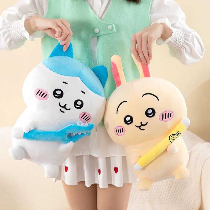 30Cm Miniso Hachiware Pluche Pop Anime Schattige Usagi Kussenpop Sofa Kantoorornamenten Kawaii Kinderspeelgoed Meisjes Verjaardagscadeaus