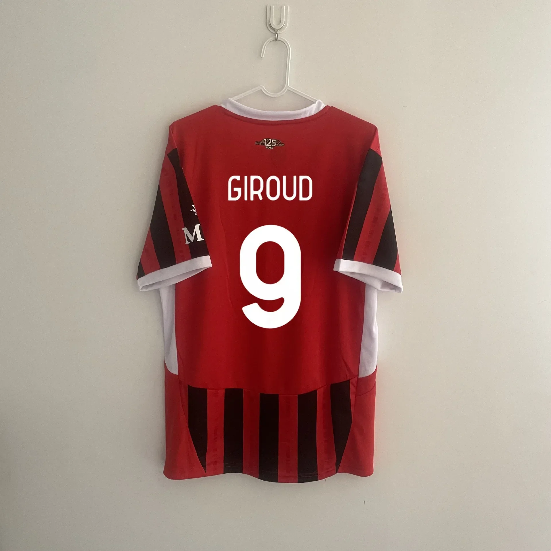 

2025 Hot-selling AC Milan Jersey 2025 Home No. 9 Giroud No. 10 Leo No. 19 Theo Morata No. 7 Football Jersey Fans