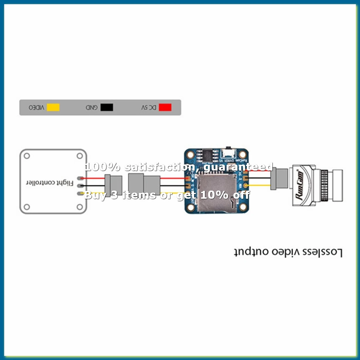 For Mini FPV DVR Lossless Video Output for VTX Mini FPV Racing Drone Quadcopter Mini FPV DVR-DTD2