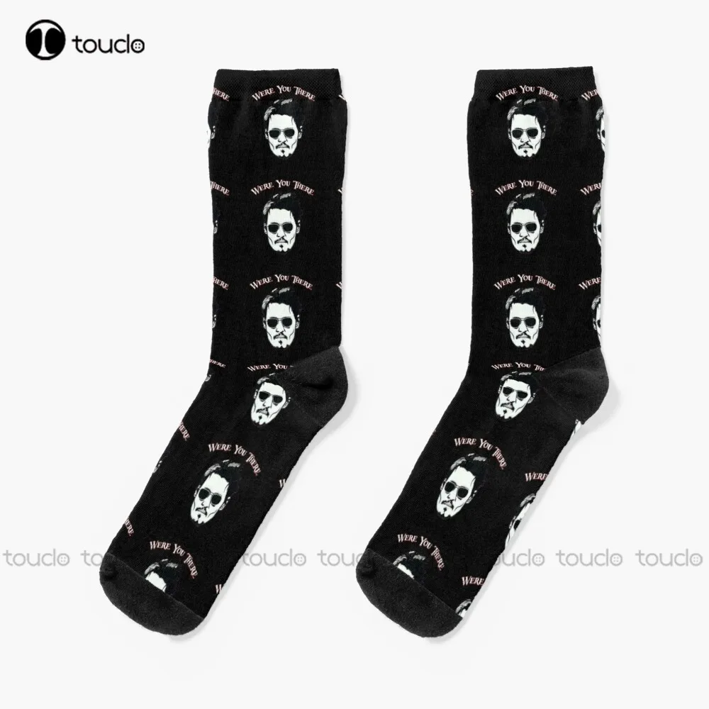 

Were You There Johnny Depp Socks Personalized Socks High Quality Cute Elegant Lovely Kawaii Cartoon Sweet Cotton Sock Colorful