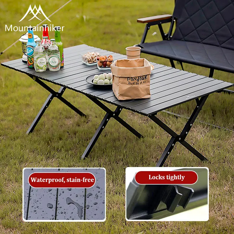 Mountainhiker Outdoor Folding Table Portable Egg Roll Table Picnic Camping Table Car Mounted Rent House Picnic Table Complime