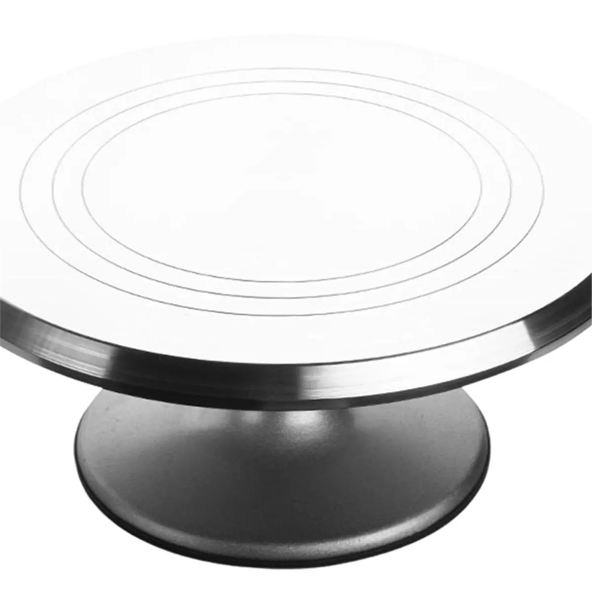 Light Weight Aluminum Alloy 10 Inch Cake Turntable Piping Mounting Cake Turntable,High Body Turntable Piping Household Baking To