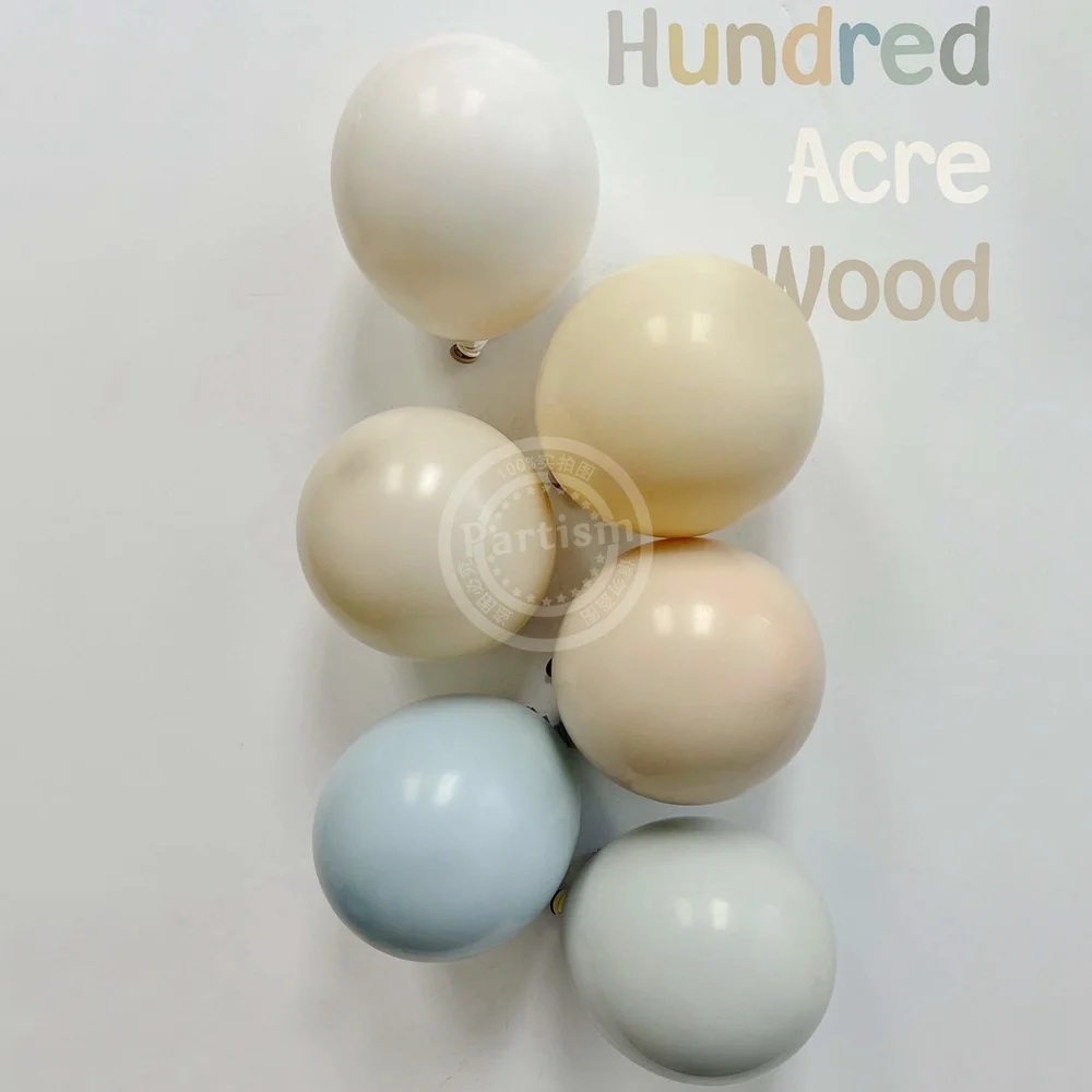 15/20PCS 10inch Balloons Vintage Blue Grey Balloon Set for Wedding Anniversary Happy Birthday DIY Party Decoration Supplies