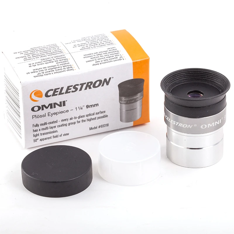 Celestron Omni 4mm 6mm 9mm 12mm 15mm 32mm 40mm en 2x oculair en Barlow-lens Volledig multi-gecoate metalen astronomietelescoop