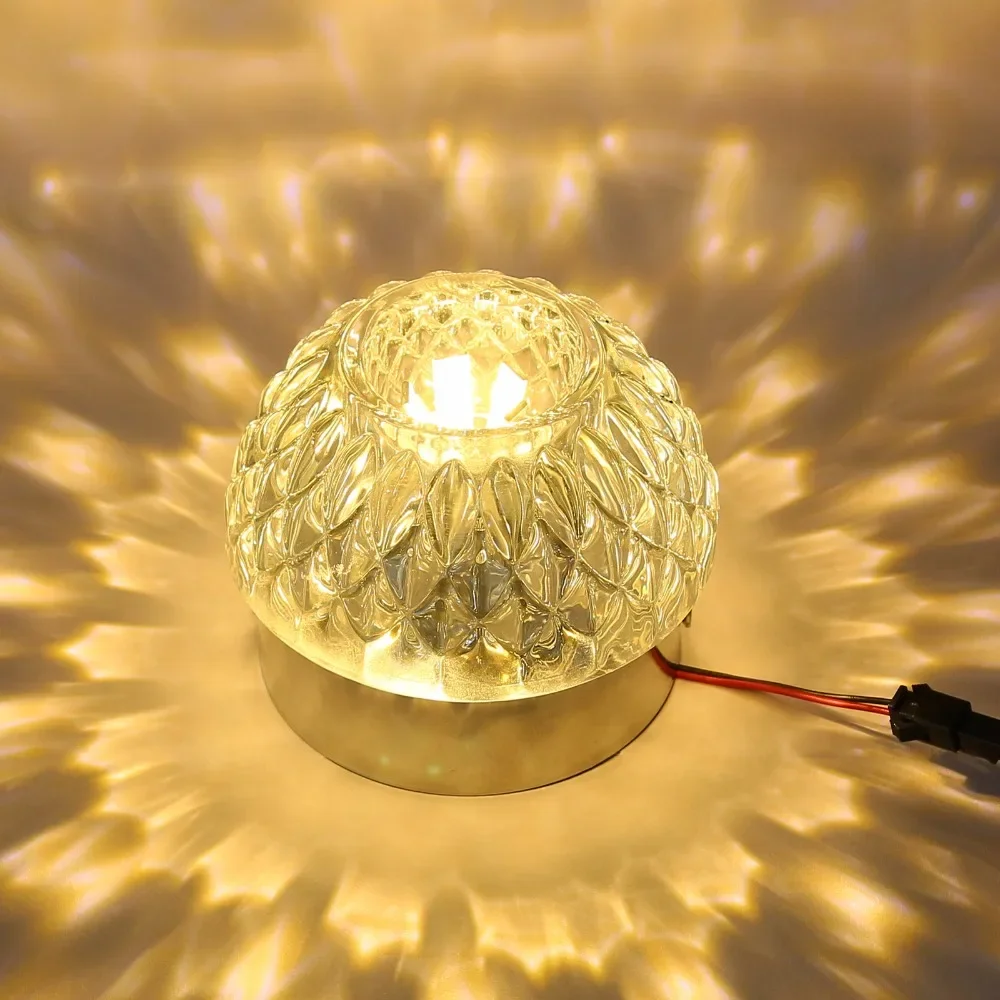 

New 3W Crystal LED Ceiling Light SMD 5730 High Power Surface-Mounted Spotlight Downlight Warm White Cool White AC 85-265V