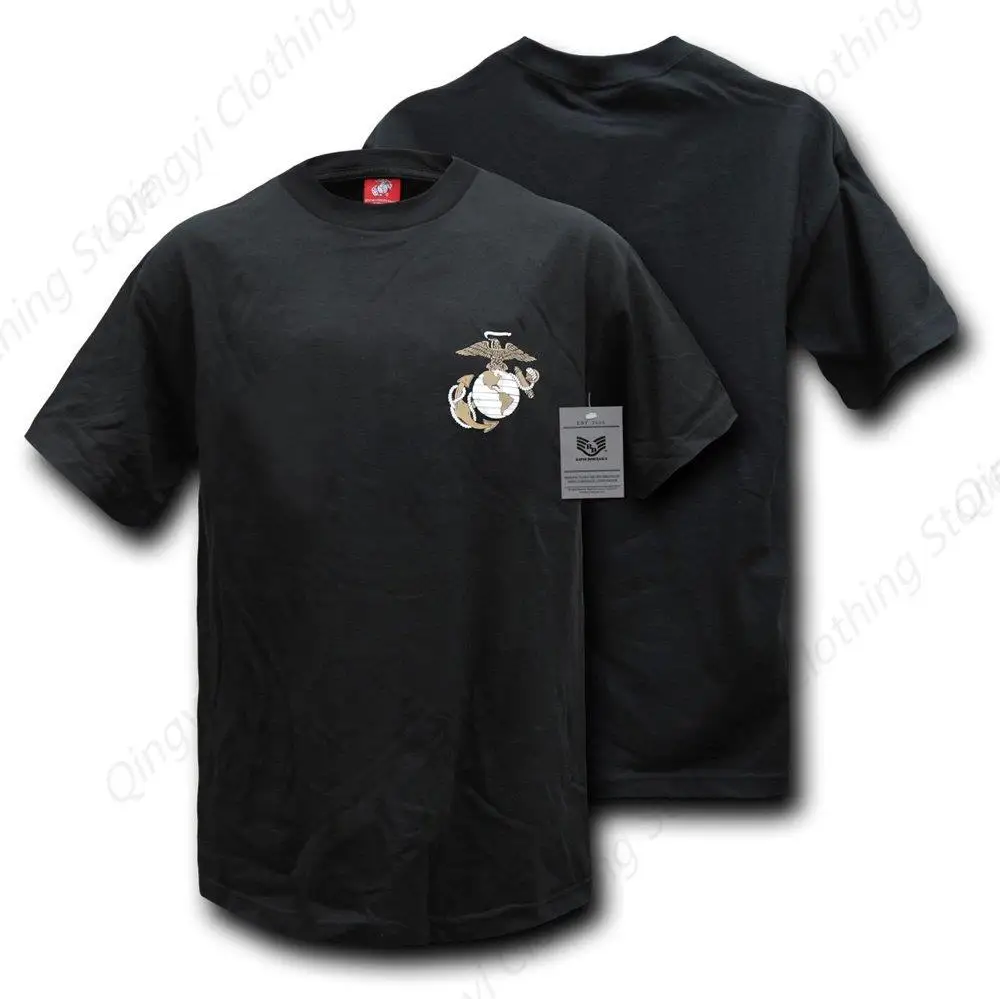 Basic Military Tee, Black, Small