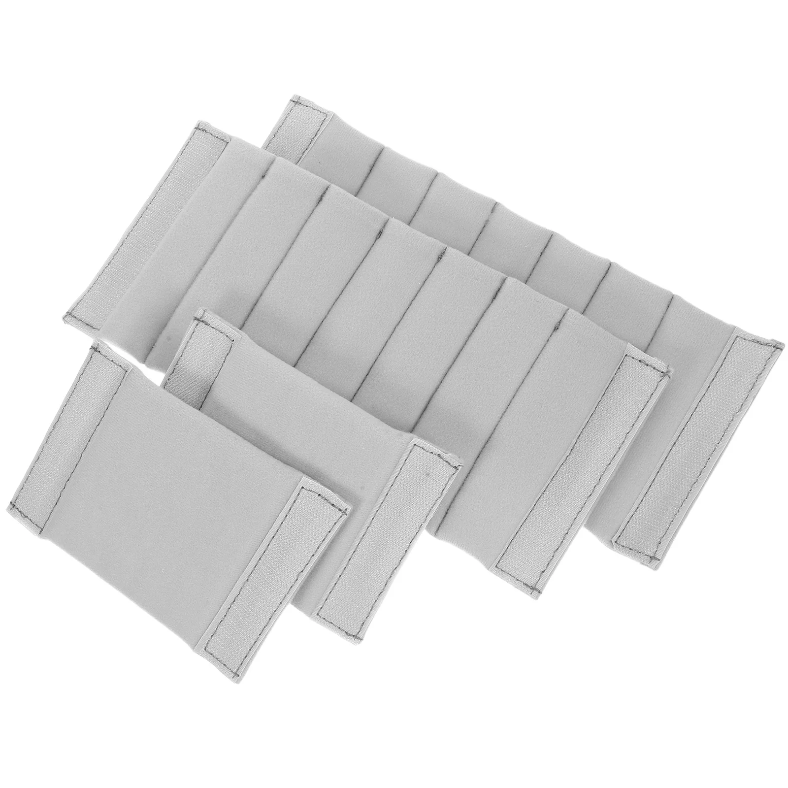 

4Pcs Camera Equipment Shockproof Inserts Anti-Vibration Dividers Soft Padded Cushions Adjustable Protection for Photography Gear