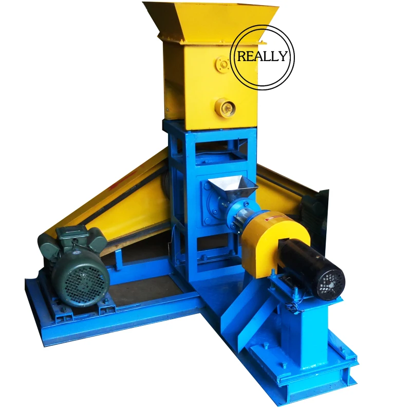 High Capacity 120-150kg/h Goat floating Feed Pellet Making Machine/poultry feed making machine free shipping by sea CRR