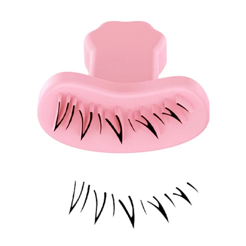 Reusable Silicone Eyelash Stamp Lower Eyelash Stamp Tool for Make Up Beginner, Eyelash Makeup Tools, Dropship