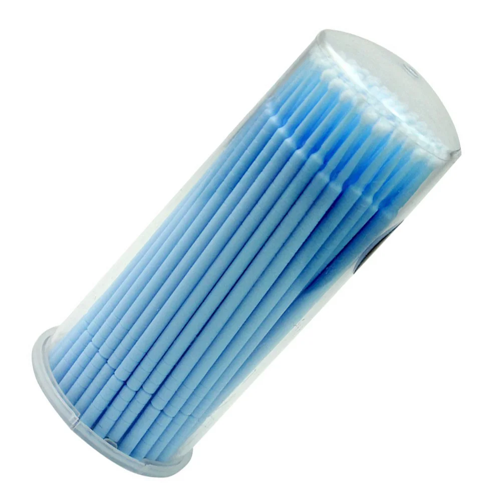 100 pz Ciglia Adesivo Rimozione Tampone di Cotone Micro Pennello Applicatori Usa E Getta Colla Pulitore Ciglia Finte Estensione