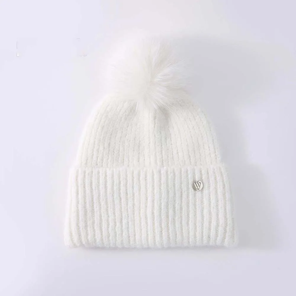 

Индивидуальный эластичный зимний пуловер, модная шерстяная шапка в корейском стиле, универсальная шапка-бини без полей с куполом, мужская шапка