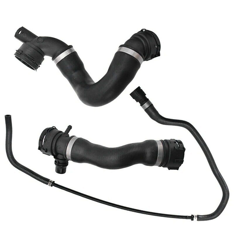 3Pcs Car Upper Lower Coolant Radiator Hose For BMW E90 E91 E92 325I 330I 330Xi 2006 328I 328Xi Parts 17127618510 17127531581