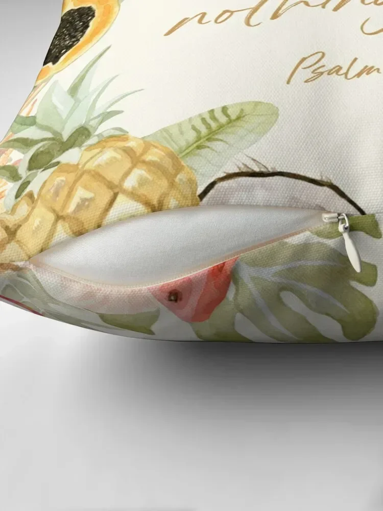 Yeartext 2022 (Tropical Fruits) Throw Pillow luxury throw pillow covers Cushions For Sofa pillow