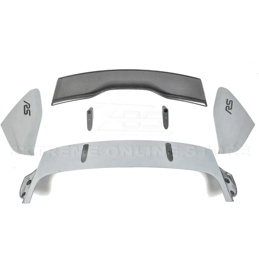 بديل لنماذج Focus Hatchback لعام 20132018 EOS RS سبويلر جناح السقف الخلفي مع لمسة نهائية من ألياف الكربون لـ Aero المحسن