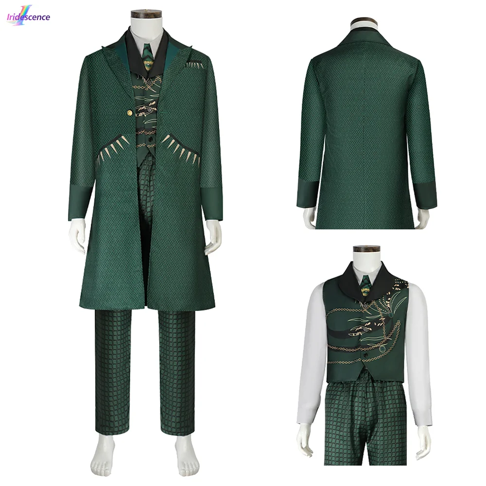 

Костюм для косплея «Хорошая ведьма» OZ, куртка волшебника, накидка для взрослых и мужчин, зеленый костюм для Хэллоуина, карнавальных вечеринок, униформа для косплея, наряды