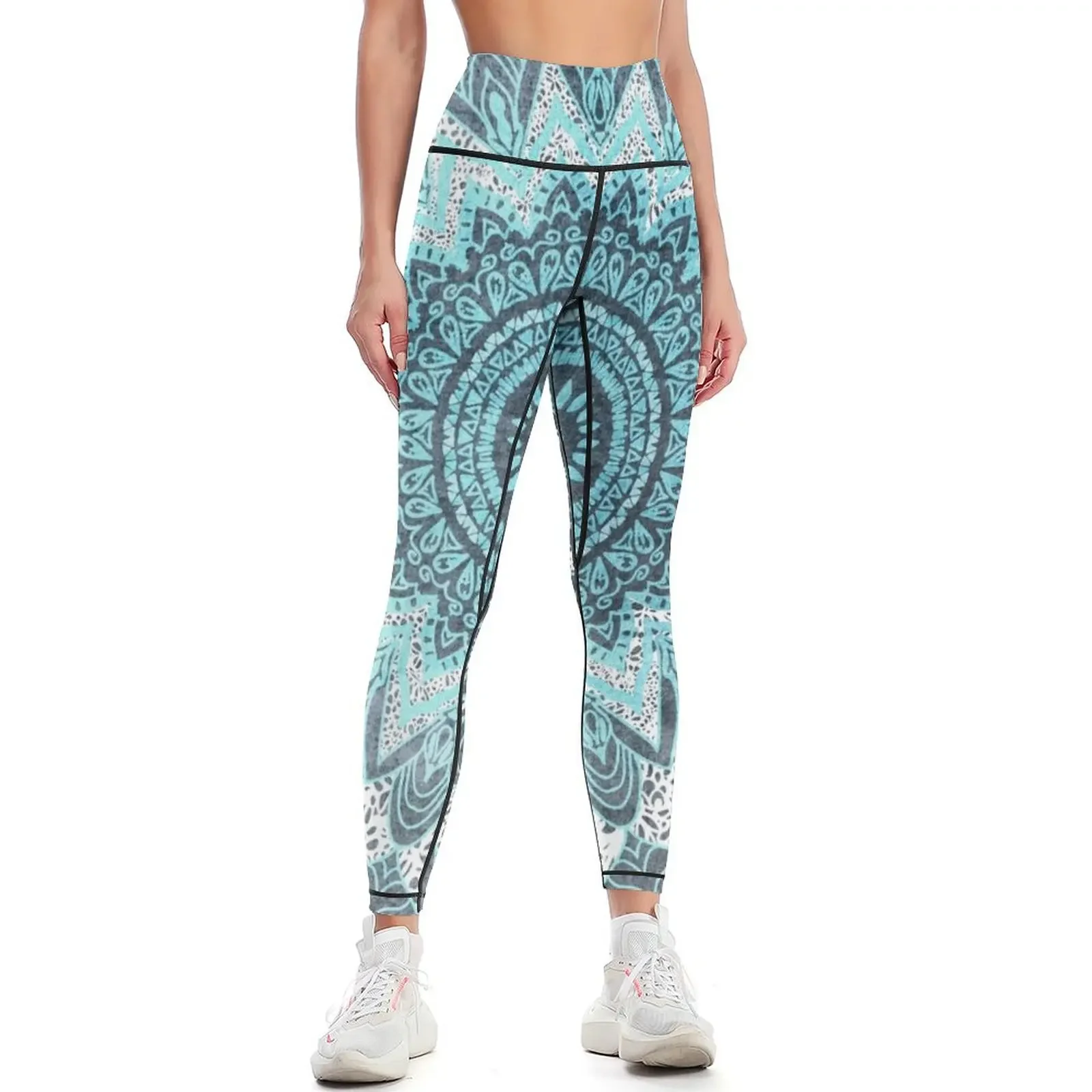 

BOHOCHIC MANDALA IN BLUE Leggings Training pants Legging sport Womens Leggings