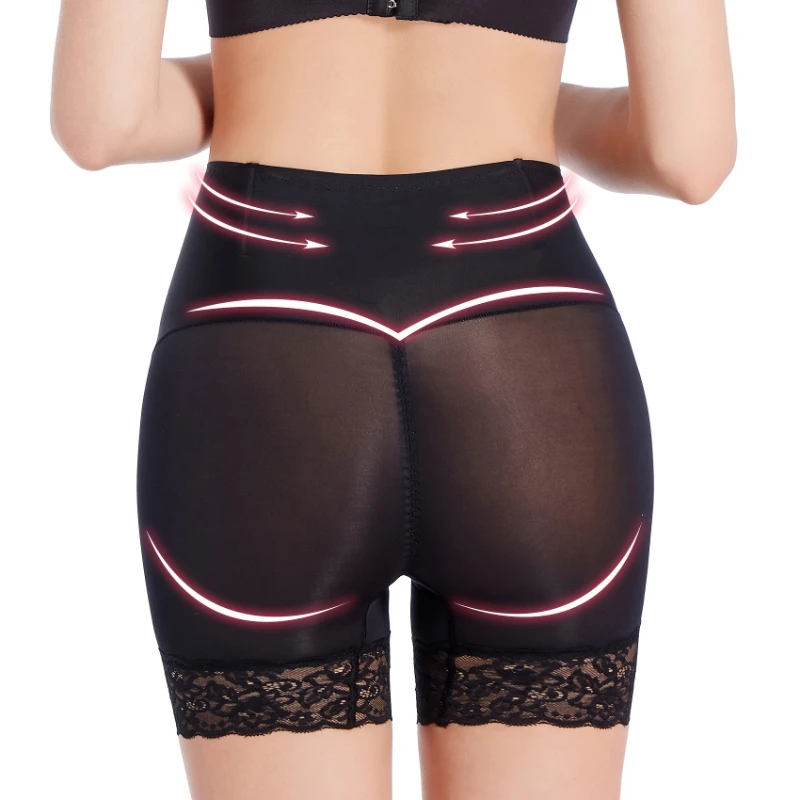 High Waisted Lifting Buttocks Underpants Tight Shorts Thin Waist Safety Short Pants Butt Lift Panties Hip Lifting Shapewear