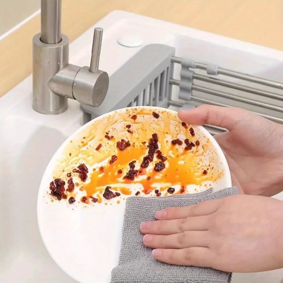 

2 Boxes of 40 Pieces with Random Colors, Tissue Box Cleaning Cloths, One Box of 20 Sheets, Disposable Kitchen Cloths That Do Not Shed Easily, for Wiping Tables, Lazy Cleaning Cloths