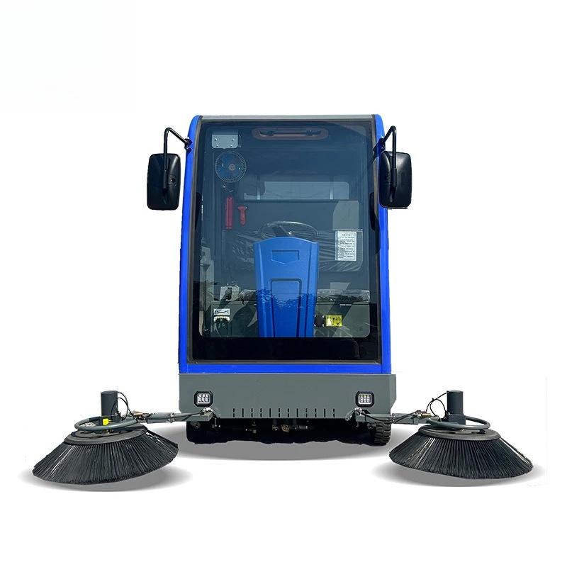Spazzatrice a secchio a quattro ruote efficiente