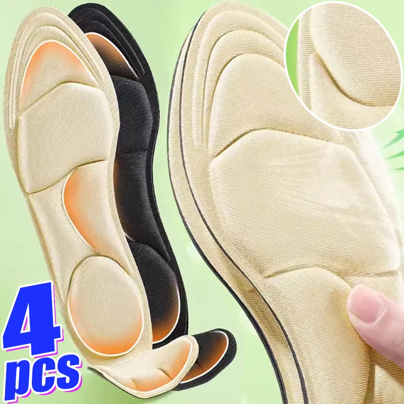 7D bantalan Insole busa memori Insert Heel Post Back bernapas Anti-slip untuk sepatu hak tinggi 2 IN 1 Insert pelindung sepatu sol