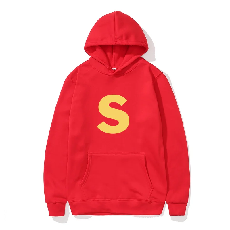 سترة Alvin and The Chipmunks_ The Squeakquel's Pullover Woman Manfashion بكتف منسدل متوفرة لأفضل صديق بقلنسوة