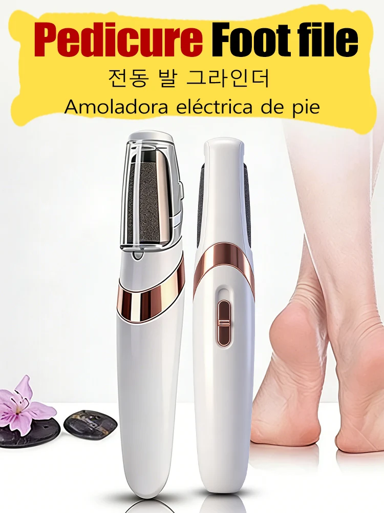 

New Electric Foot Callus Remover High Speed Motor Portable Pedicure File for Home Use