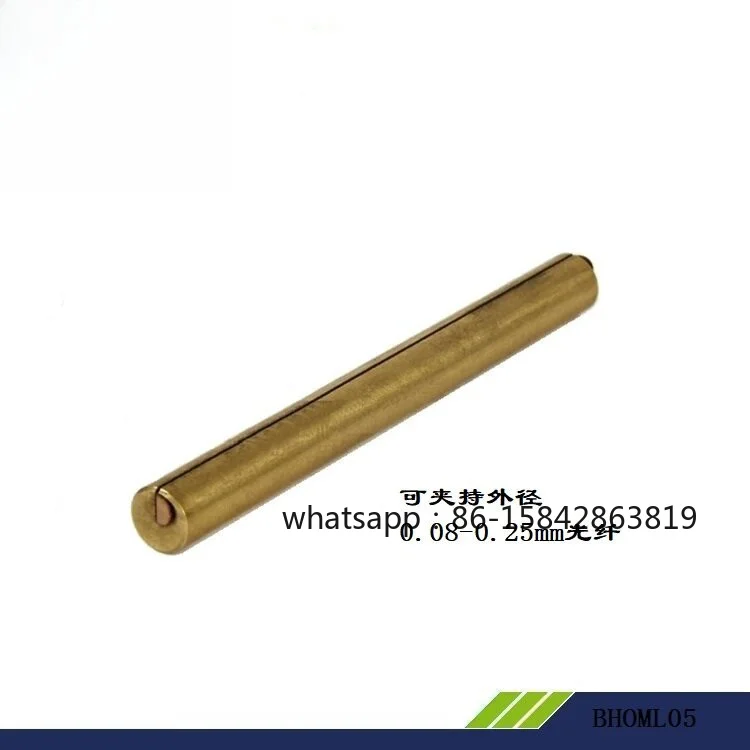 BHFH01 Copper Bare Fiber Fixture, Optical Uncoated Fiber Clamping Holder for Optical Fiber Test Experiment