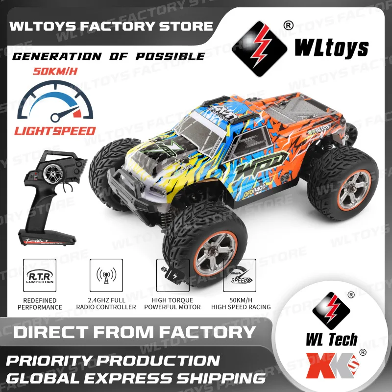 204006 Weili electric four-wheel drive 1:20 off-road high-speed remote control car simulation toy LED high-speed racing car