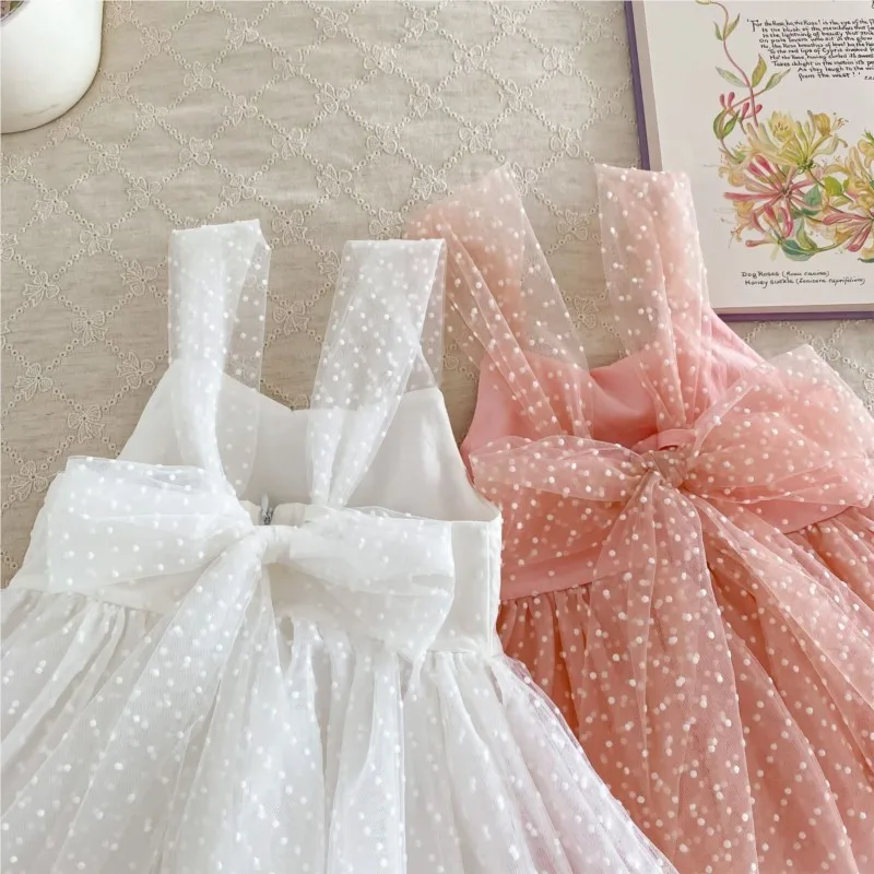 Newborn Baby Girl Princess Strap Tutu Romper Dress Infant Toddler Child Tulle Jumpsuit Party Birthday Summer Baby Clothes 0-2Y