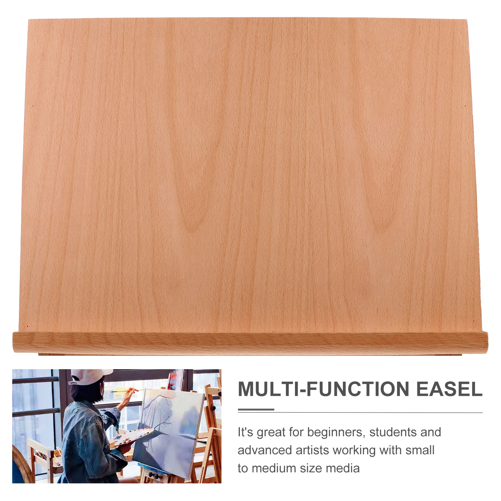 

4K Wooden Desktop Adjustable Table Easel Sketching Easel for Painting Drawing Artist Drawing Board Drwaing Rack