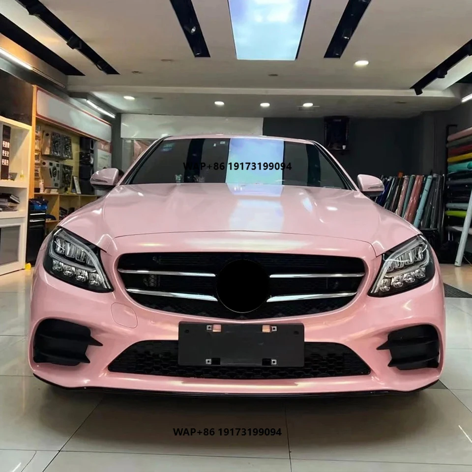 

Super Magic Sakura Pink Car Vinyl Wrap Film Color Change Cover for Motorcycle Vehicle New Tuning Accessories Kit