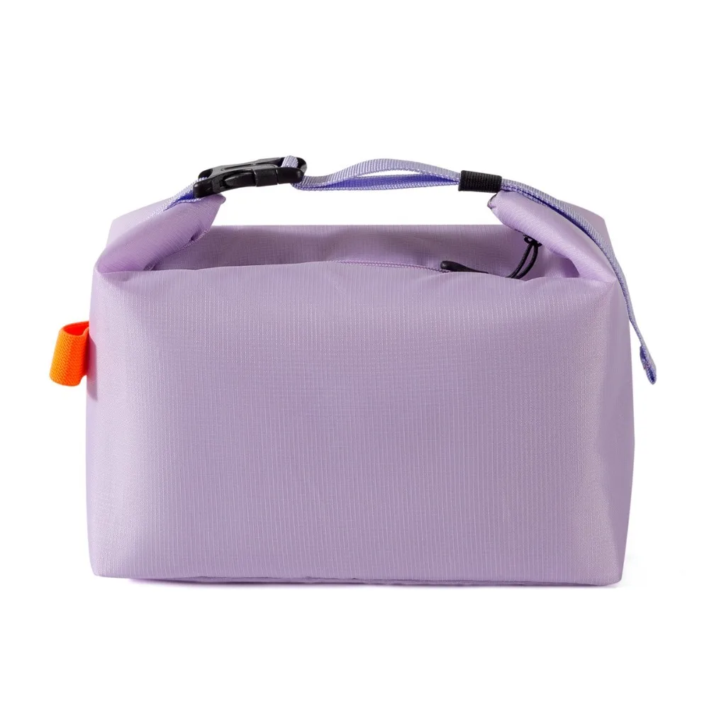 Hand Carrying Insulated Lunch Bag Aluminum Foil Foldable Storage Bag Simple Design Large Capacity Lunch Box Bag Office Worker