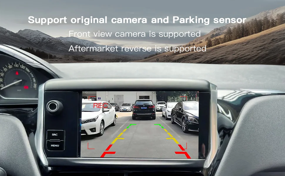 Für Peugeot Citroen Kabelloser CarPlay-Adapter Android Auto Modul SMEG 208 2008 308 508 3008 & C4 DS3 DS5 unterstützt Rückfahrkamera – Detail 5