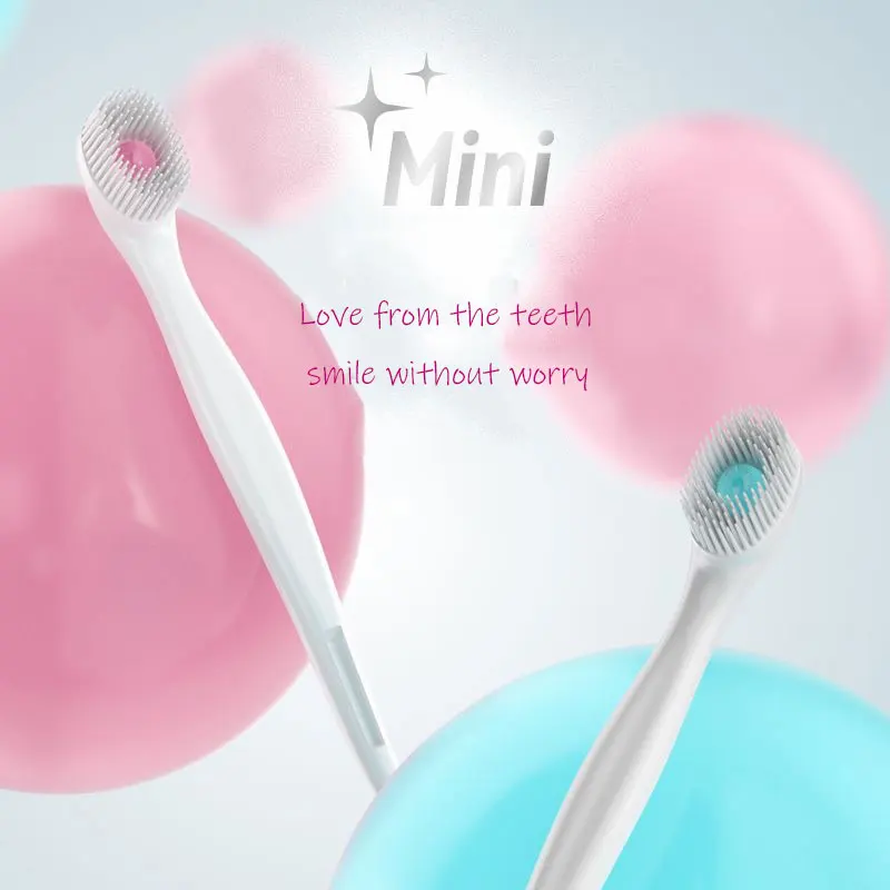 New Mini Travel Disposable Toothbrushes Portable Toothbrush with Freshening Bead Toothbrushes with Floss Oral Hygiene Care