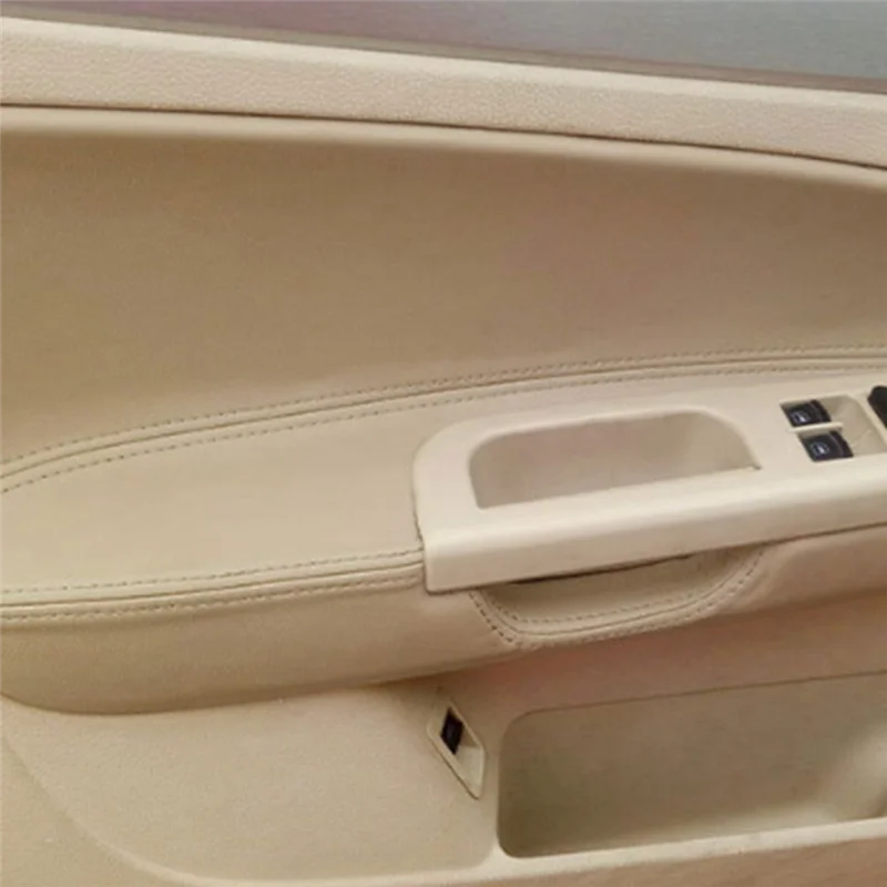 

Microfiber Leather Car Interior Door Panel Cover For VW Golf 4 Bora 2002-2006 Armrest LHD
